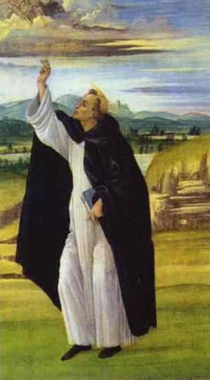 Sandro Botticelli St. Dominic. Germany oil painting art